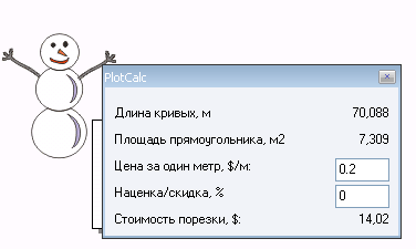 Измерение длины кривых Безье в CorelDraw на примере снежной бабы